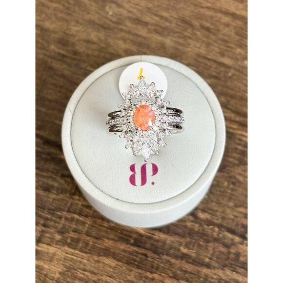 Bomb Party RBP6129  Don't You Love Me LC Tangerine Ice Crystal Size 7 - Picture 1 of 6